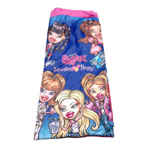 VTG Bratz Slumber Party Sleeping Bag Pink Beauty Sleep Never Looked So Good